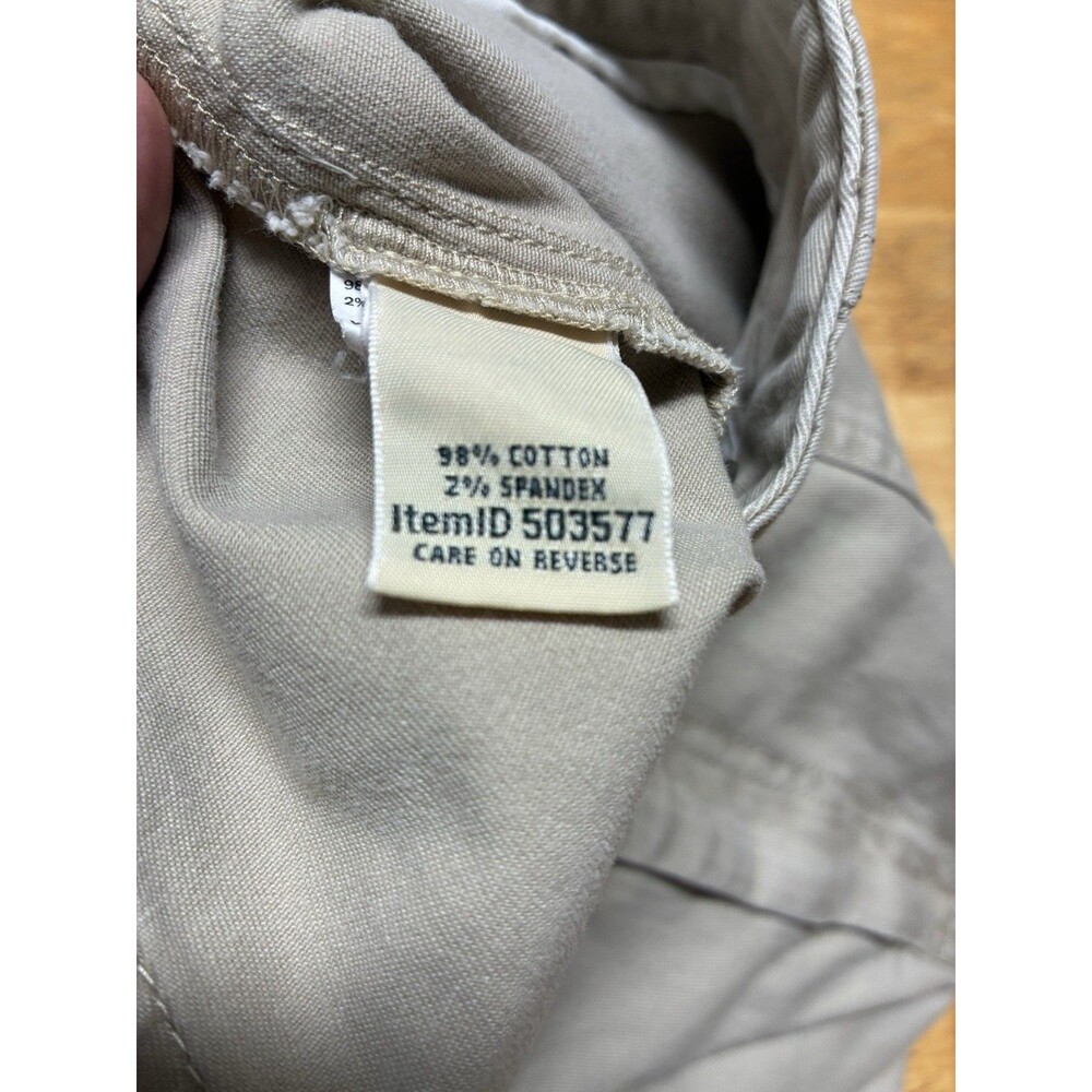 LL Bean Favorite Fit Women’s Size 18 Tan Khaki Cotton Blend Shorts Outdoor - Picture 6 of 12